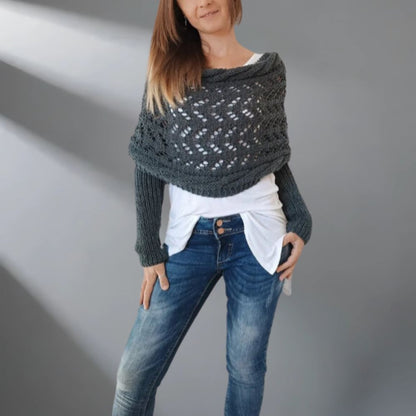 WarmWrap™ - Élégant châle tissé