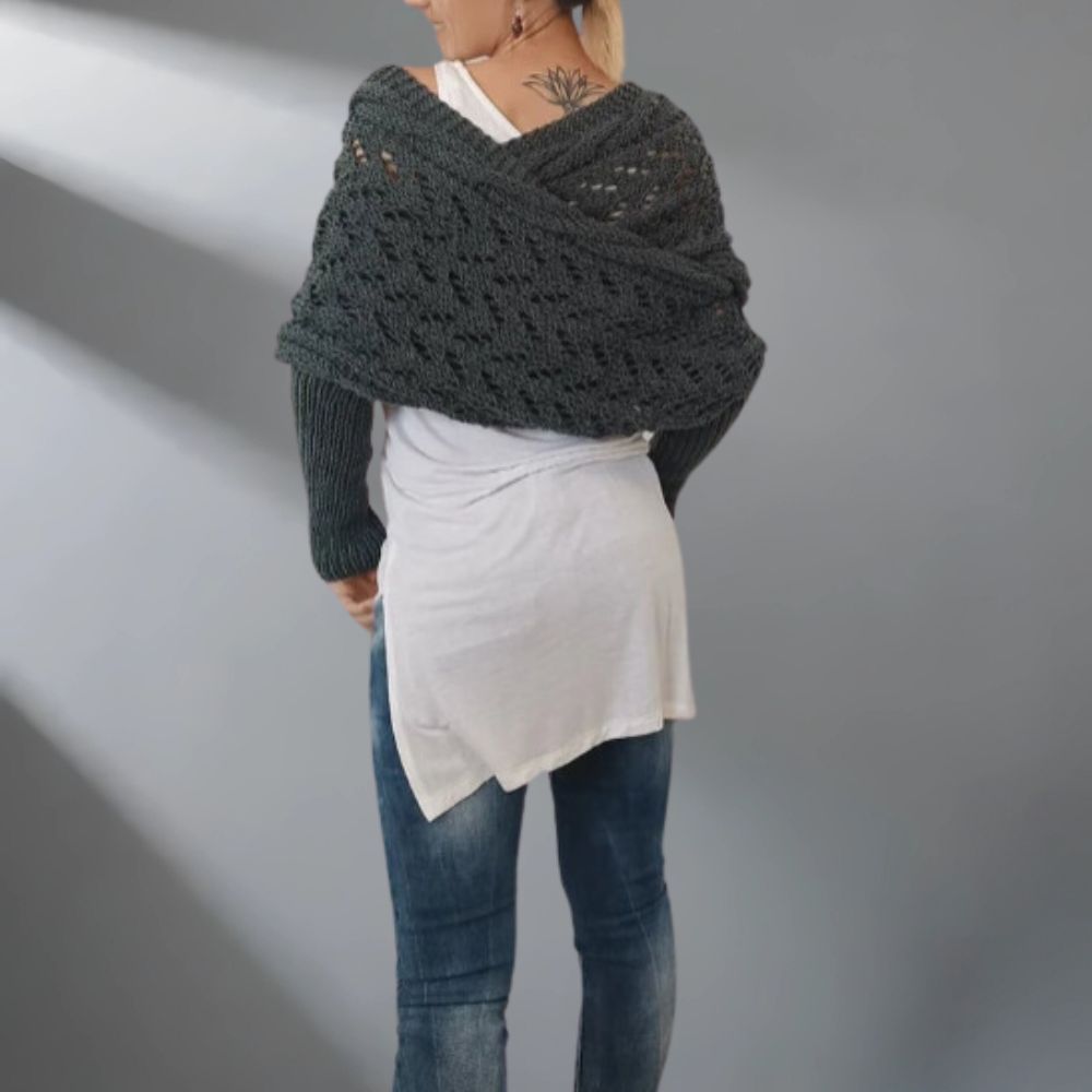 WarmWrap™ - Élégant châle tissé