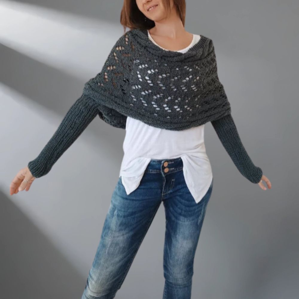 WarmWrap™ - Élégant châle tissé