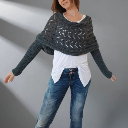 WarmWrap™ - Élégant châle tissé