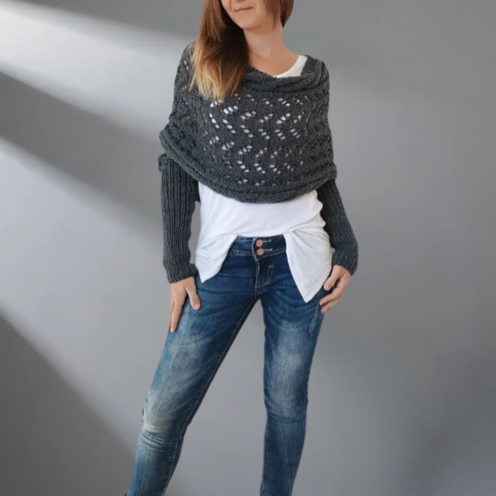 WarmWrap™ - Élégant châle tissé