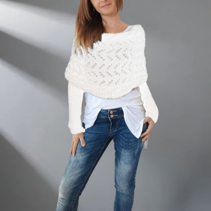 WarmWrap™ - Élégant châle tissé