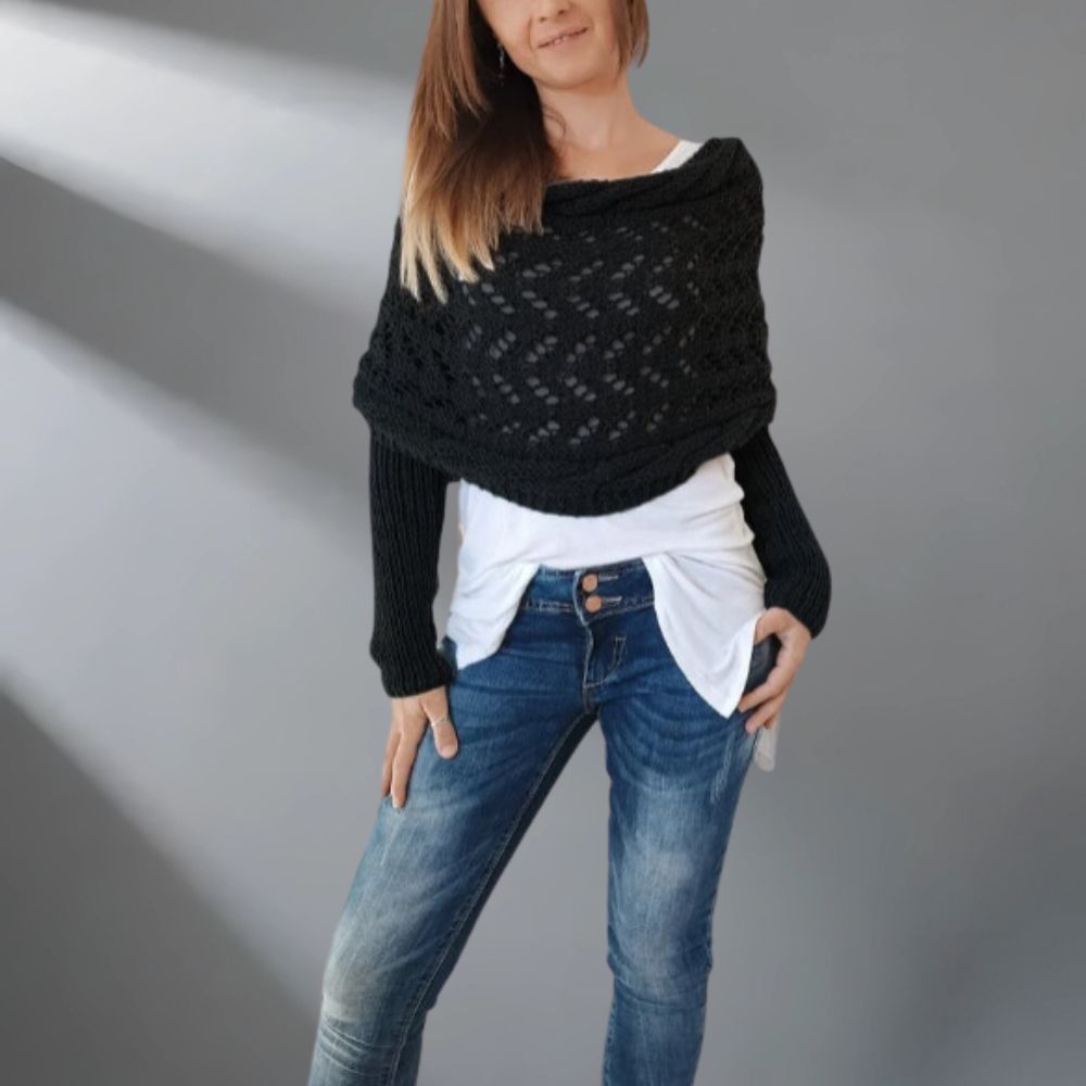 WarmWrap™ - Élégant châle tissé