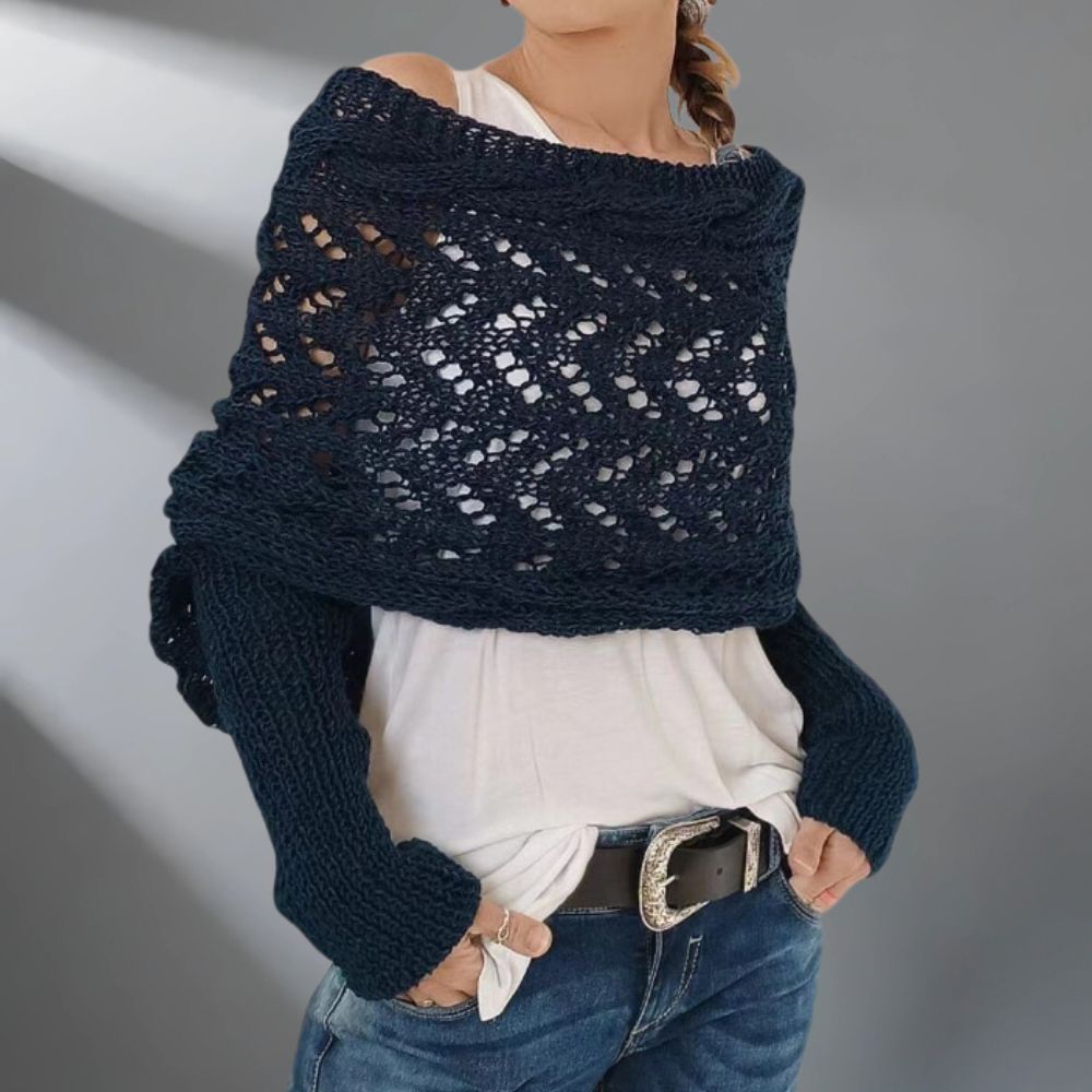 WarmWrap™ - Élégant châle tissé