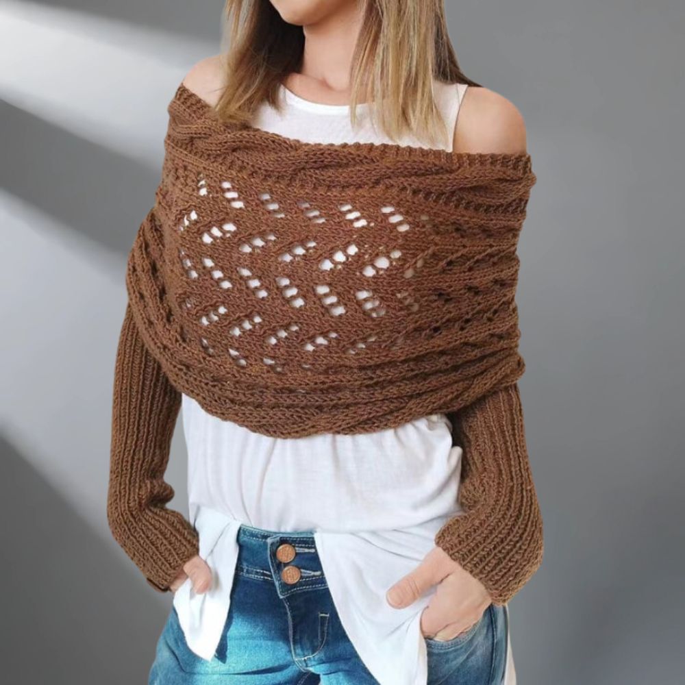 WarmWrap™ - Élégant châle tissé