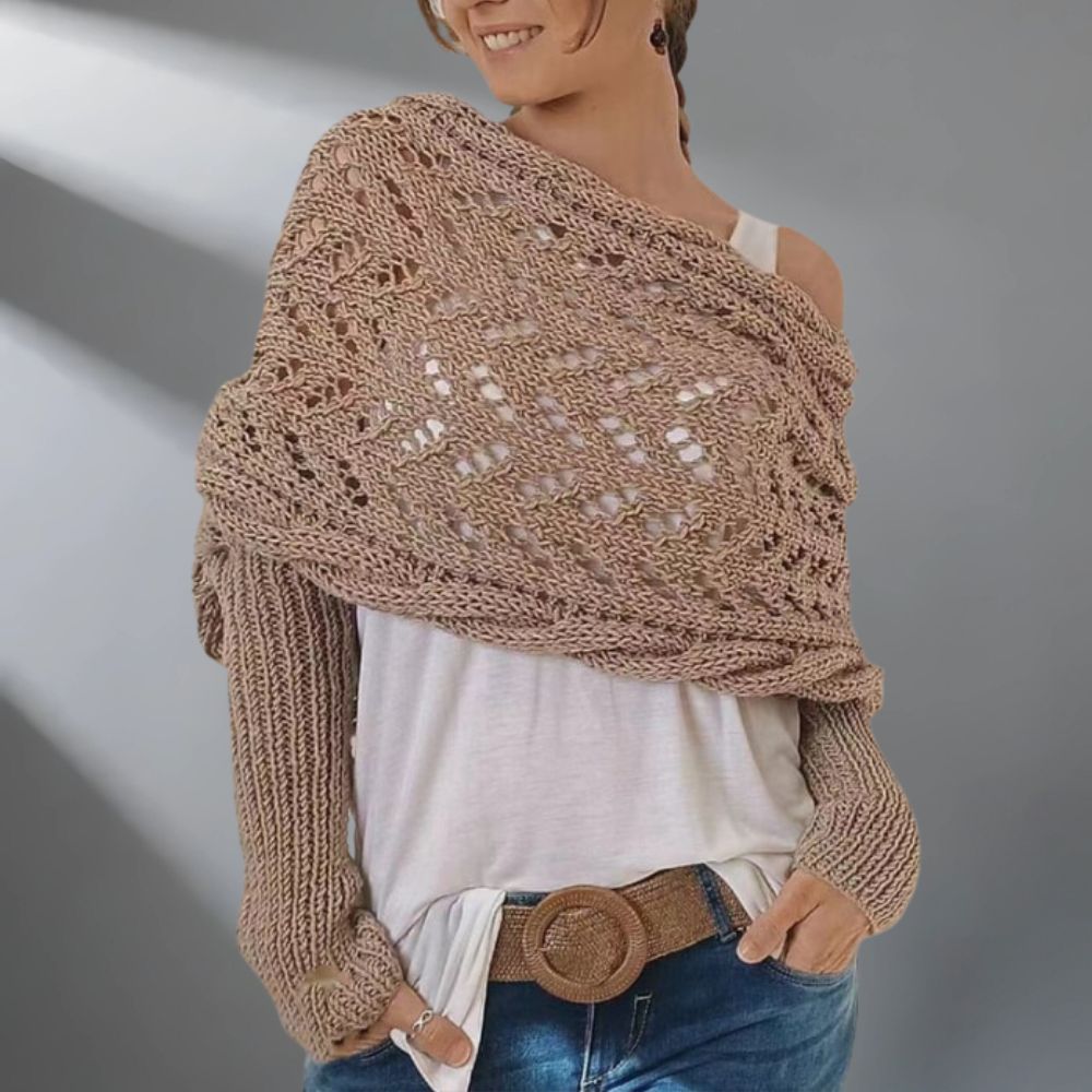 WarmWrap™ - Élégant châle tissé