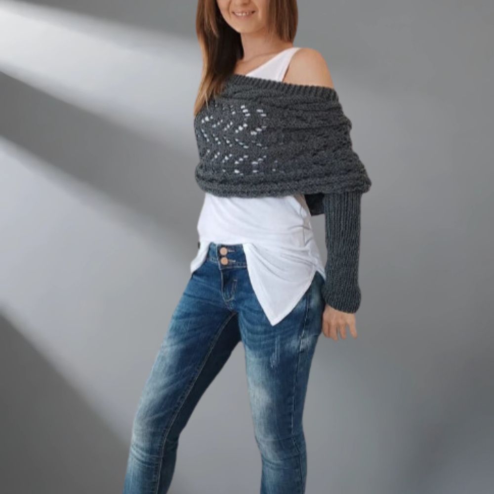 WarmWrap™ - Élégant châle tissé