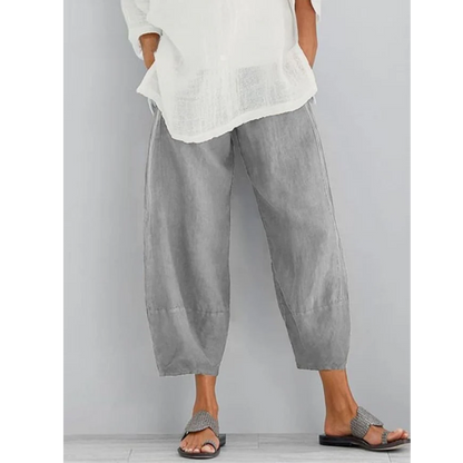 Elena™ | Pantalon en lin élégant et confortable