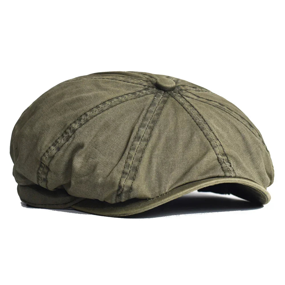 Casquette en coton Bloom™ kaki, calotte froissée et visière sombre rabattue