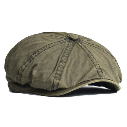 Casquette en coton Bloom™ kaki, calotte froissée et visière sombre rabattue