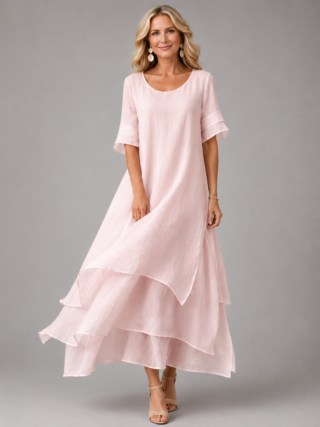 Liora™ | Robe longue Fluide et Élégante