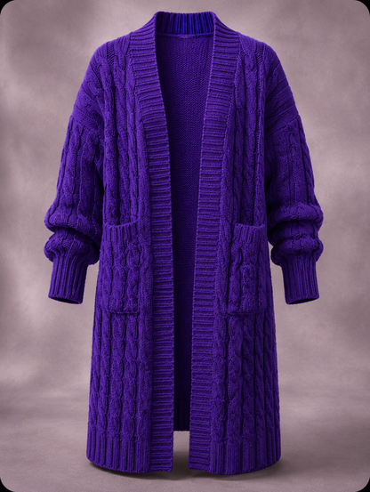 Cardigan en maille à double boutonnage