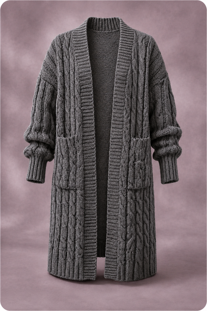 Cardigan en maille à double boutonnage