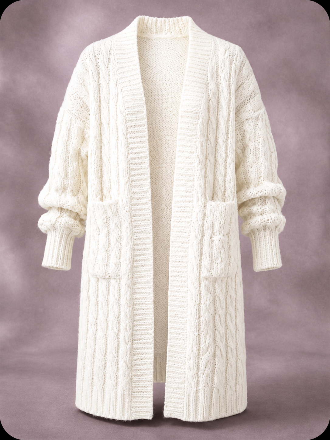 Cardigan en maille à double boutonnage