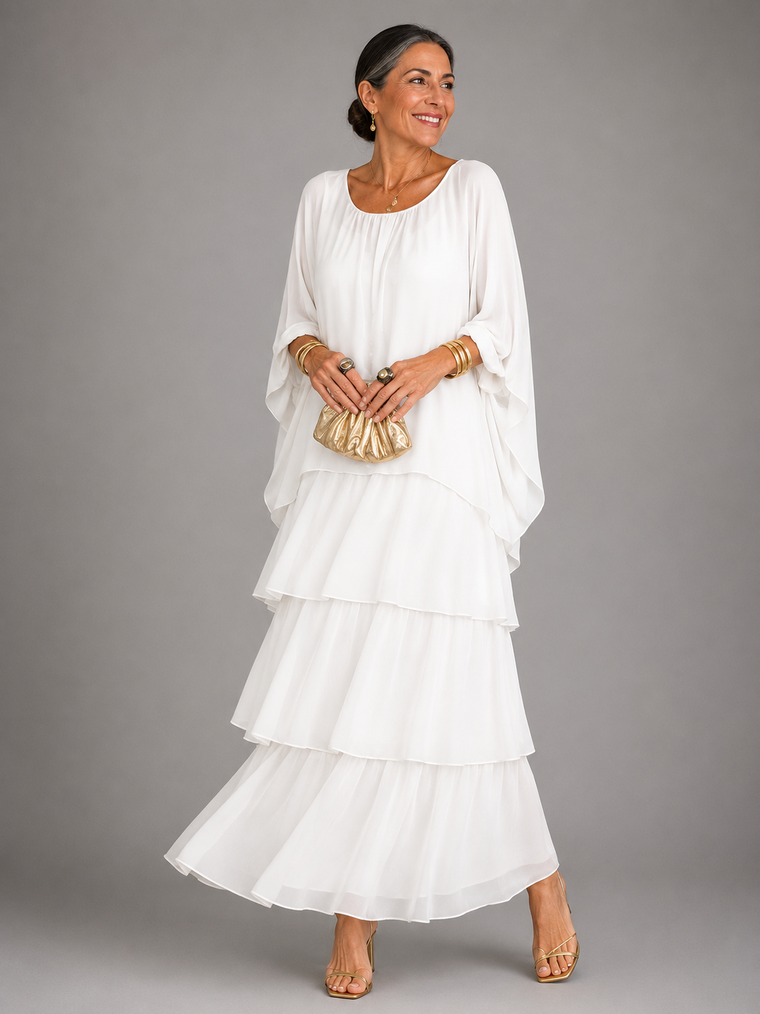 Lara Robe - Blanc