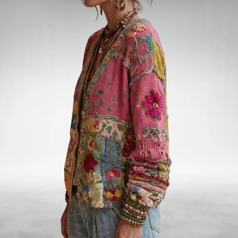Milla | Cardigan Boho en maille