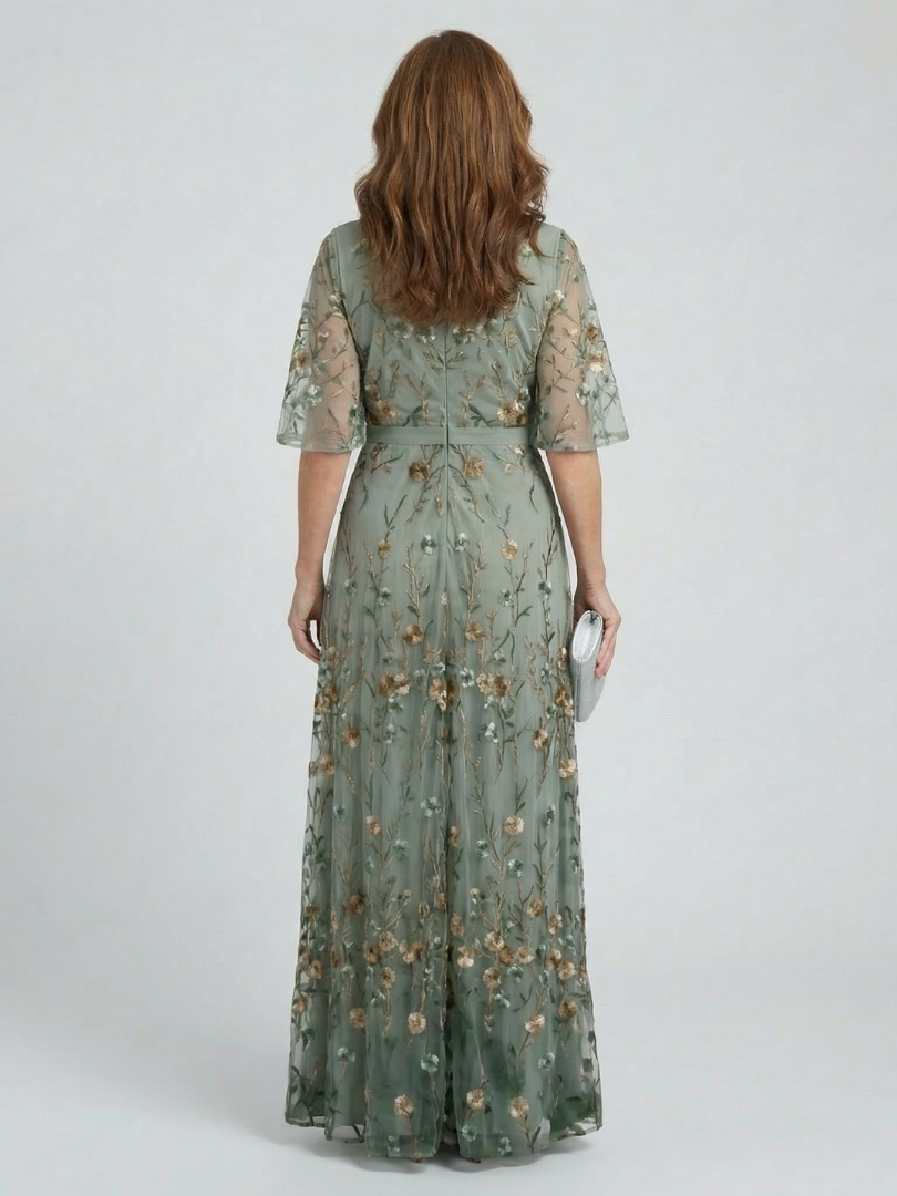 Selora | Robe longue à licou Bloom Flow