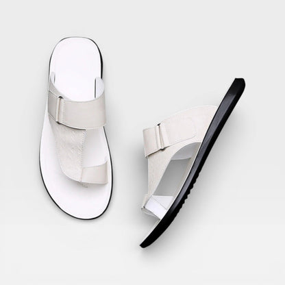 Sandales en cuir pour hommes – Semelle souple pour usage quotidien