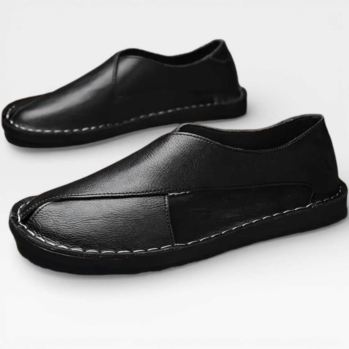 Sandales classiques en cuir pour hommes – Tenue décontractée élégante