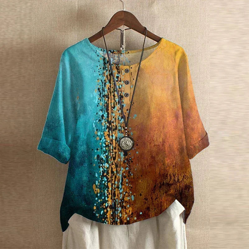 Anya™ | Blouse d'Inspiration Rétro