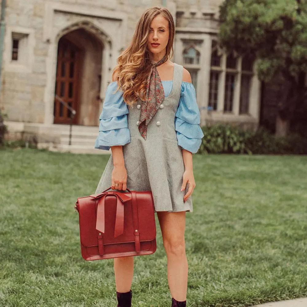 Noué | Sac Rétro Twist et Bleu-Rose