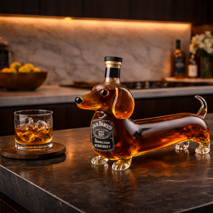 Bouteille de whisky Jack Daniel's - Édition teckel