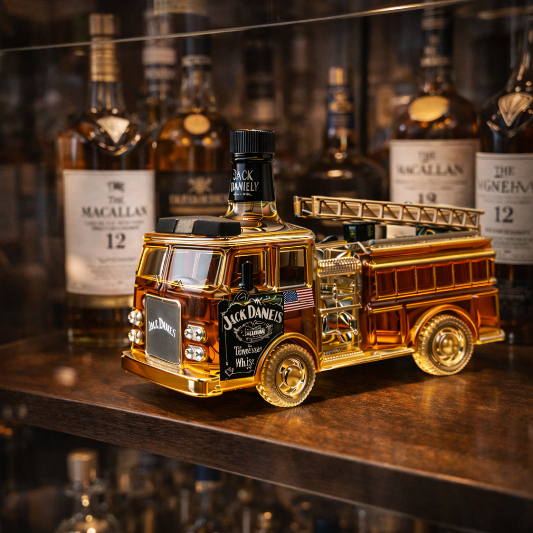 Bouteille de whisky Jack Daniel's - Édition spéciale pompiers