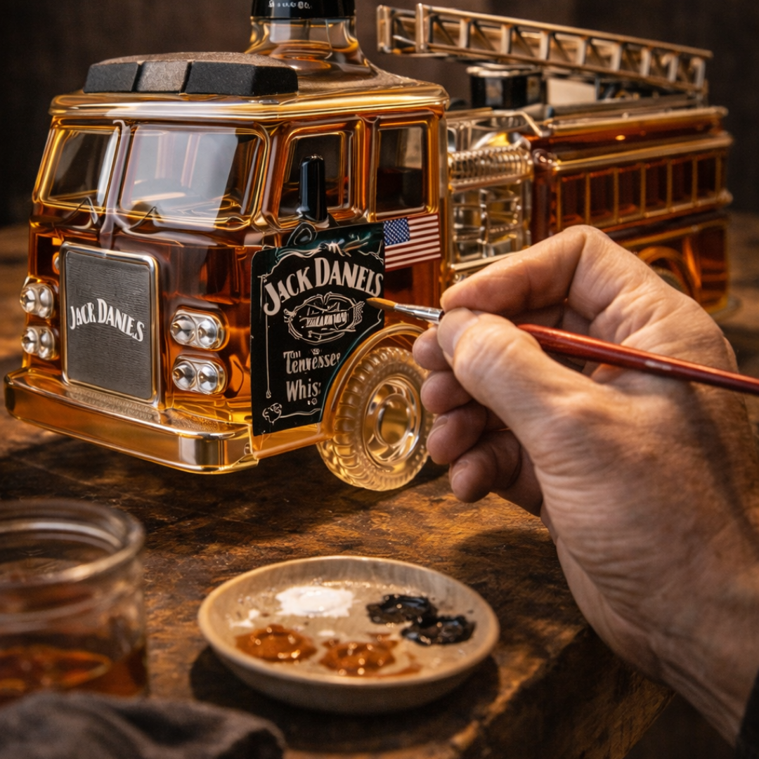 Bouteille de whisky Jack Daniel's - Édition spéciale pompiers