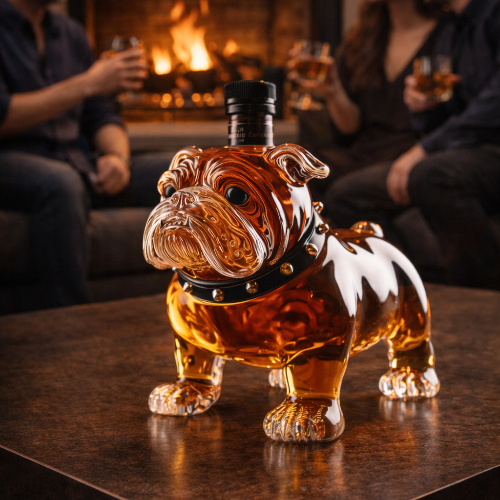 Bouteille de Whisky - Version Bulldog
