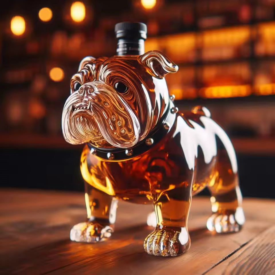 Bouteille de Whisky - Version Bulldog