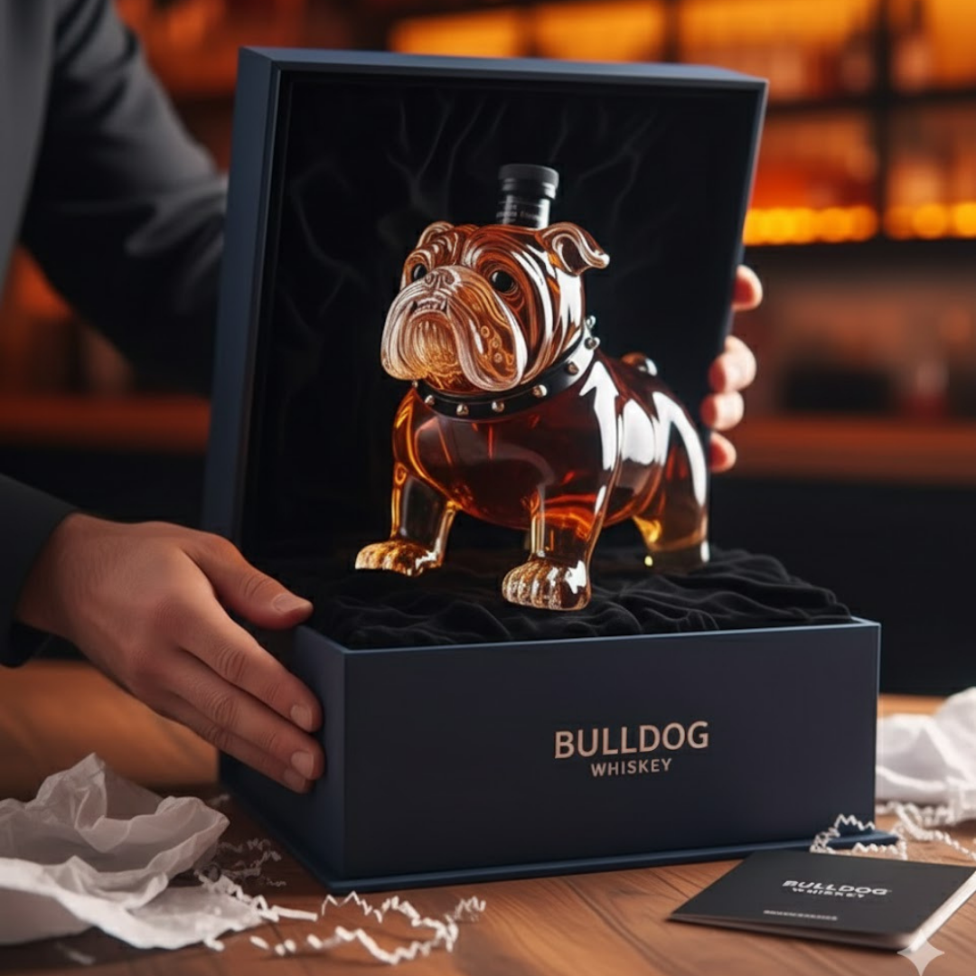 Bouteille de Whisky - Version Bulldog