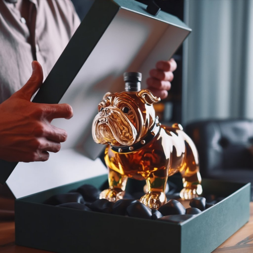 Bouteille de Whisky - Version Bulldog