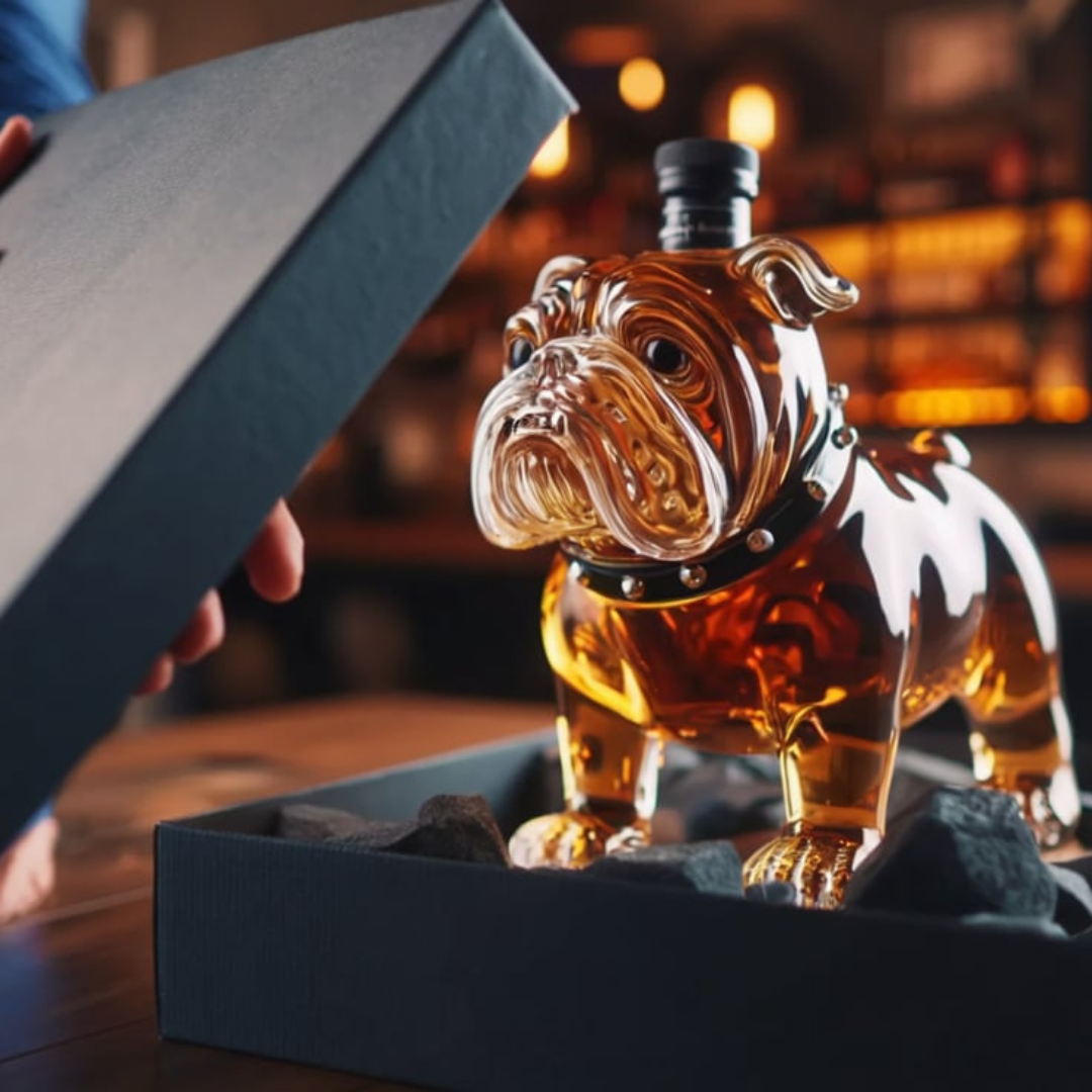 Bouteille de Whisky - Version Bulldog