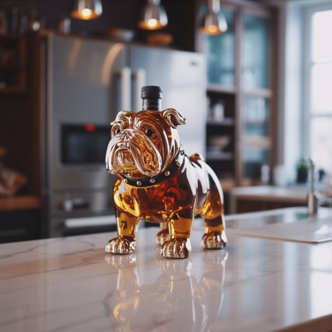 Bouteille de Whisky - Version Bulldog