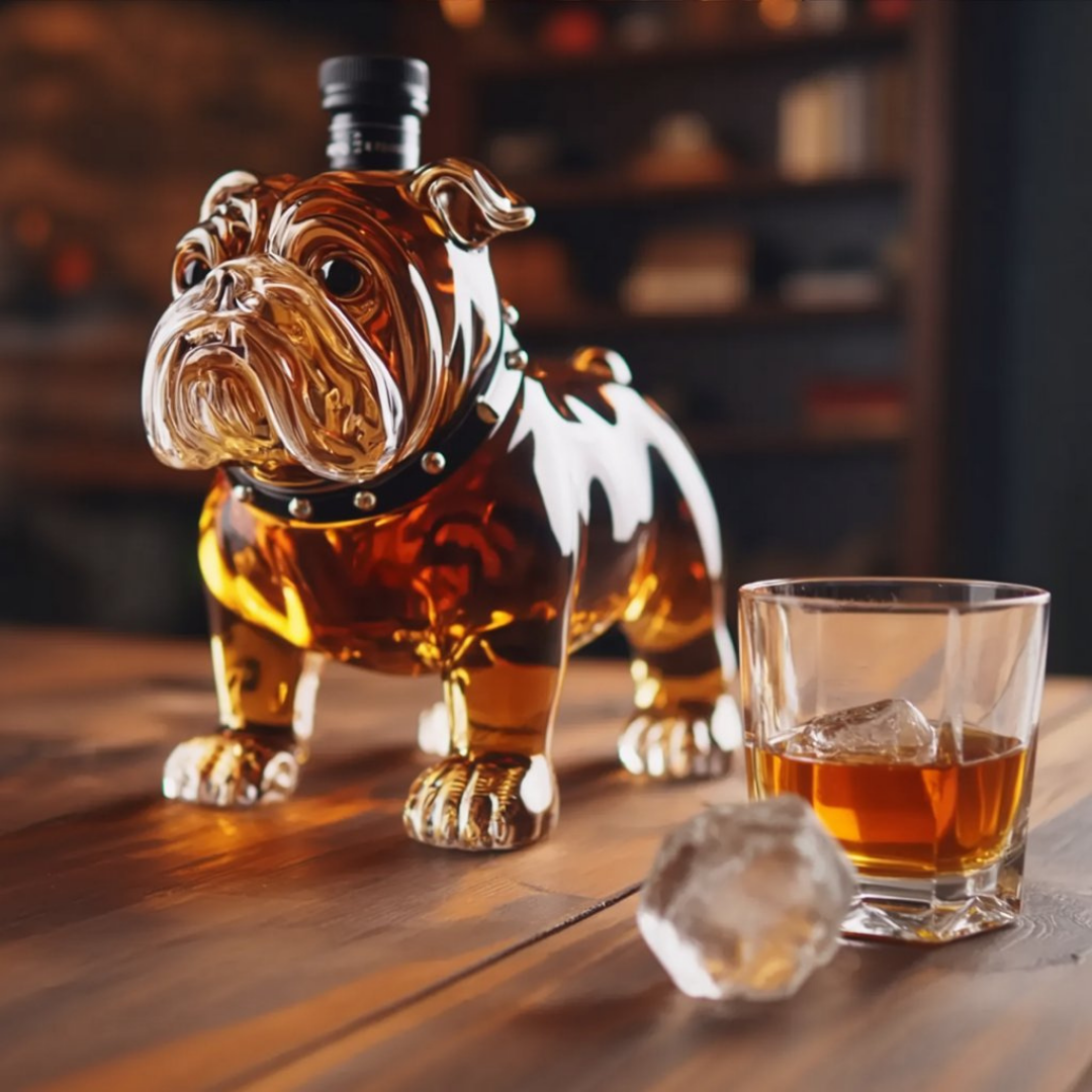 Bouteille de Whisky - Version Bulldog
