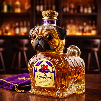 Bouteille de Whisky - Bouledogue Français - Édition Spéciale