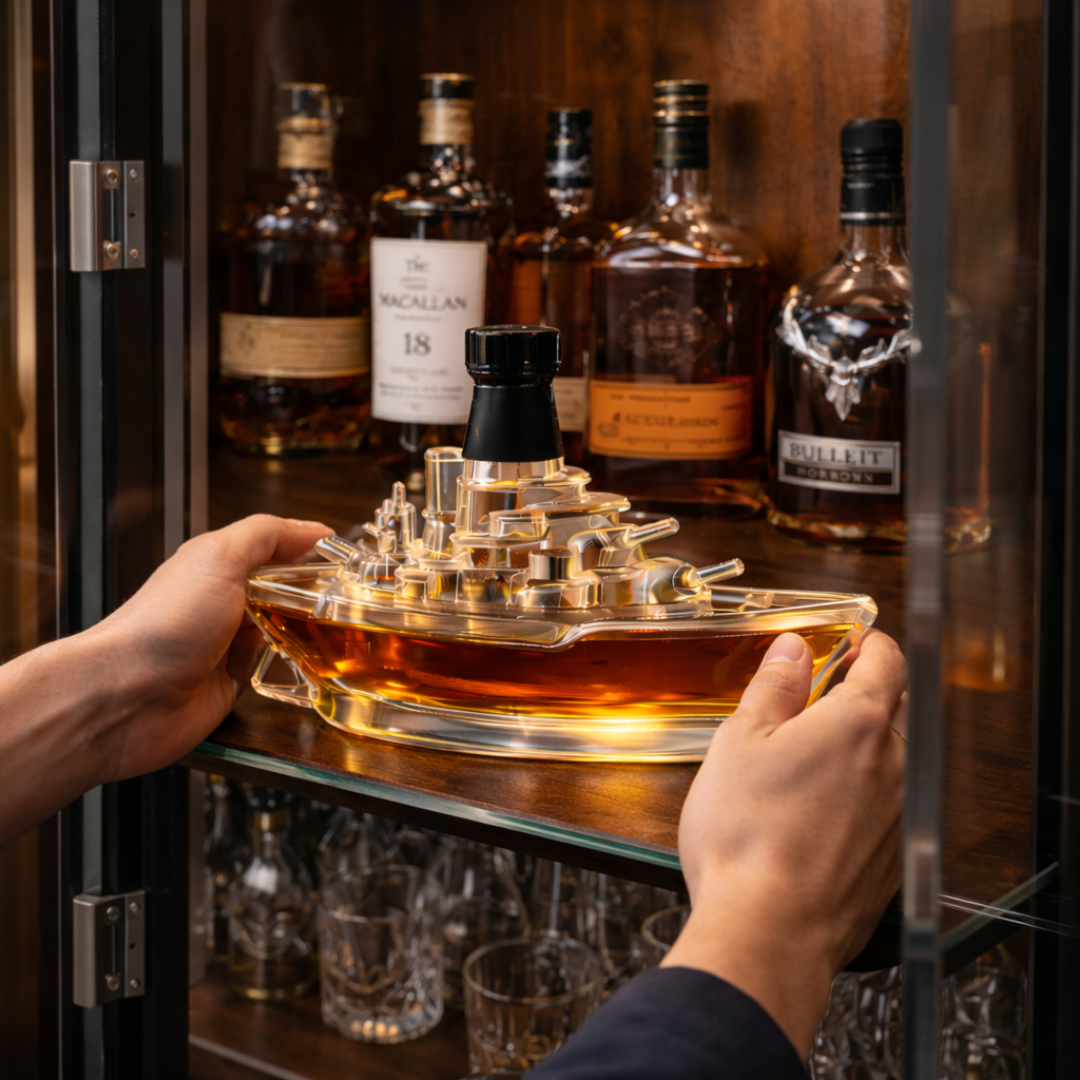 Bouteille de whisky - Version Marine
