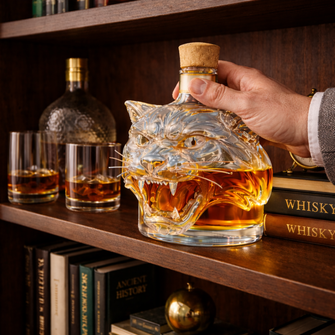 Bouteille de whisky - Édition Tigre