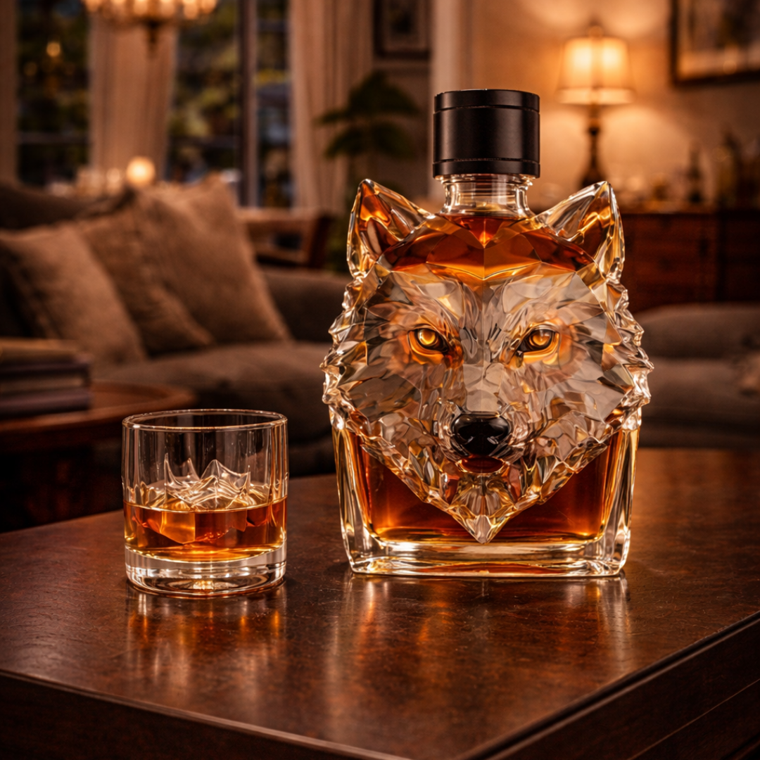 Bouteille de Whisky - Version Tête de Loup