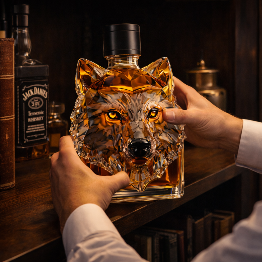 Bouteille de Whisky - Version Tête de Loup