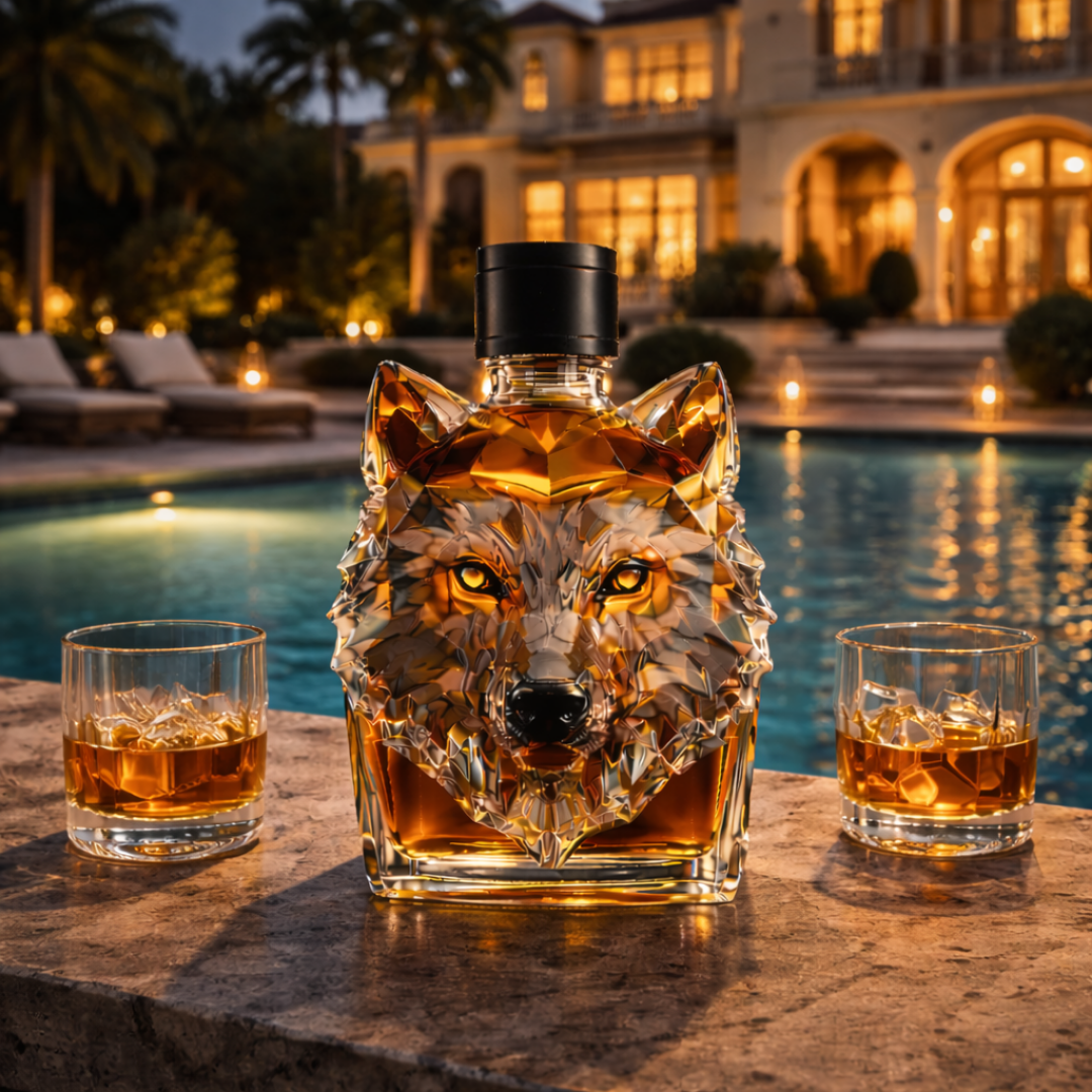 Bouteille de Whisky - Version Tête de Loup