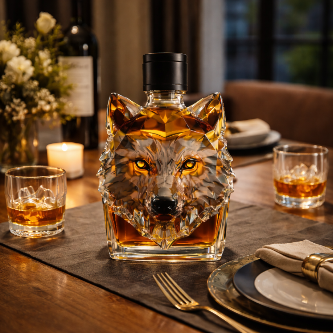 Bouteille de Whisky - Version Tête de Loup