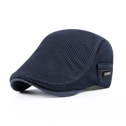 Casquette aérée homme Bloom™ bleu marine, maille respirante et visière courbée