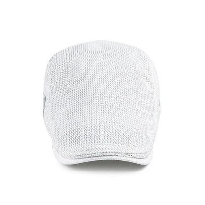 Casquette aérée homme Bloom™ blanche, vue arrière, maille respirante