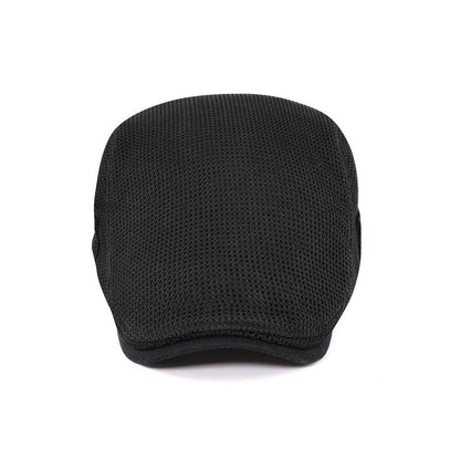 Casquette aérée homme Bloom™ noire, vue de dessus en maille respirante