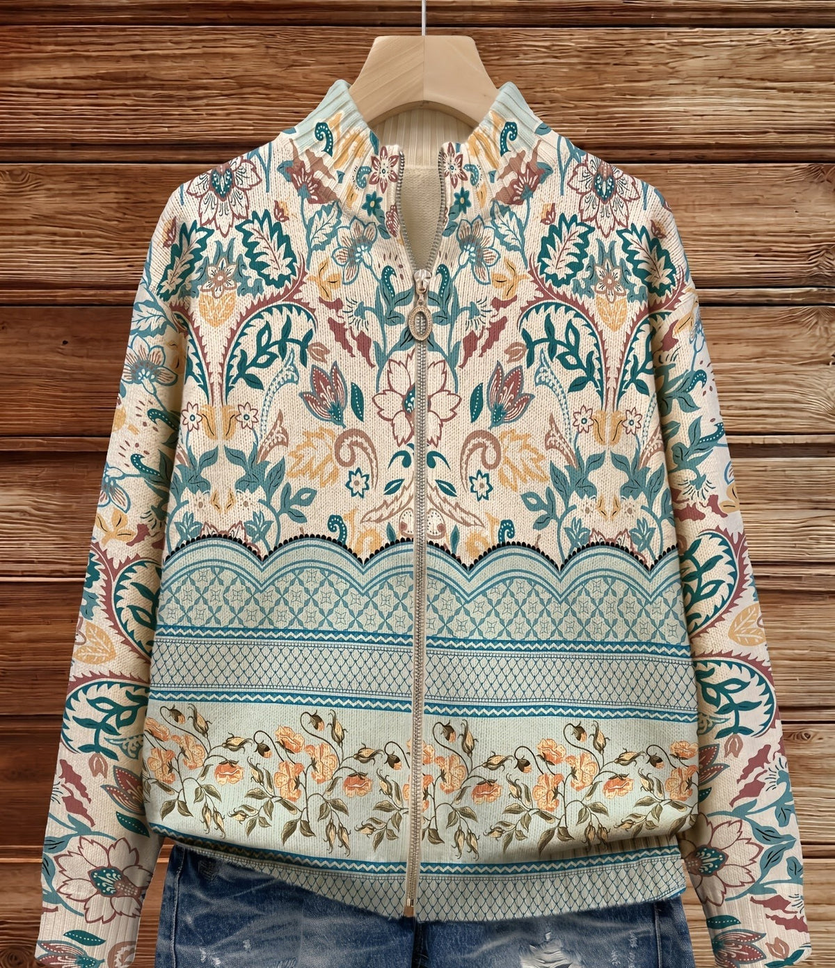 Sybilla | Imprimé de Bordure Botanique Florale Vintage