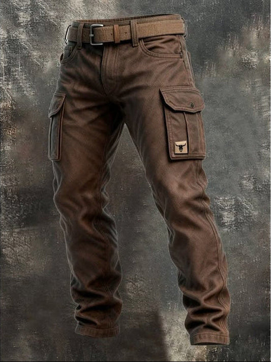 Pantalon cargo slim Jaeff – vue de face