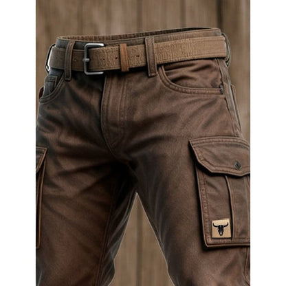 Pantalon cargo slim Jaeff – détail des passants